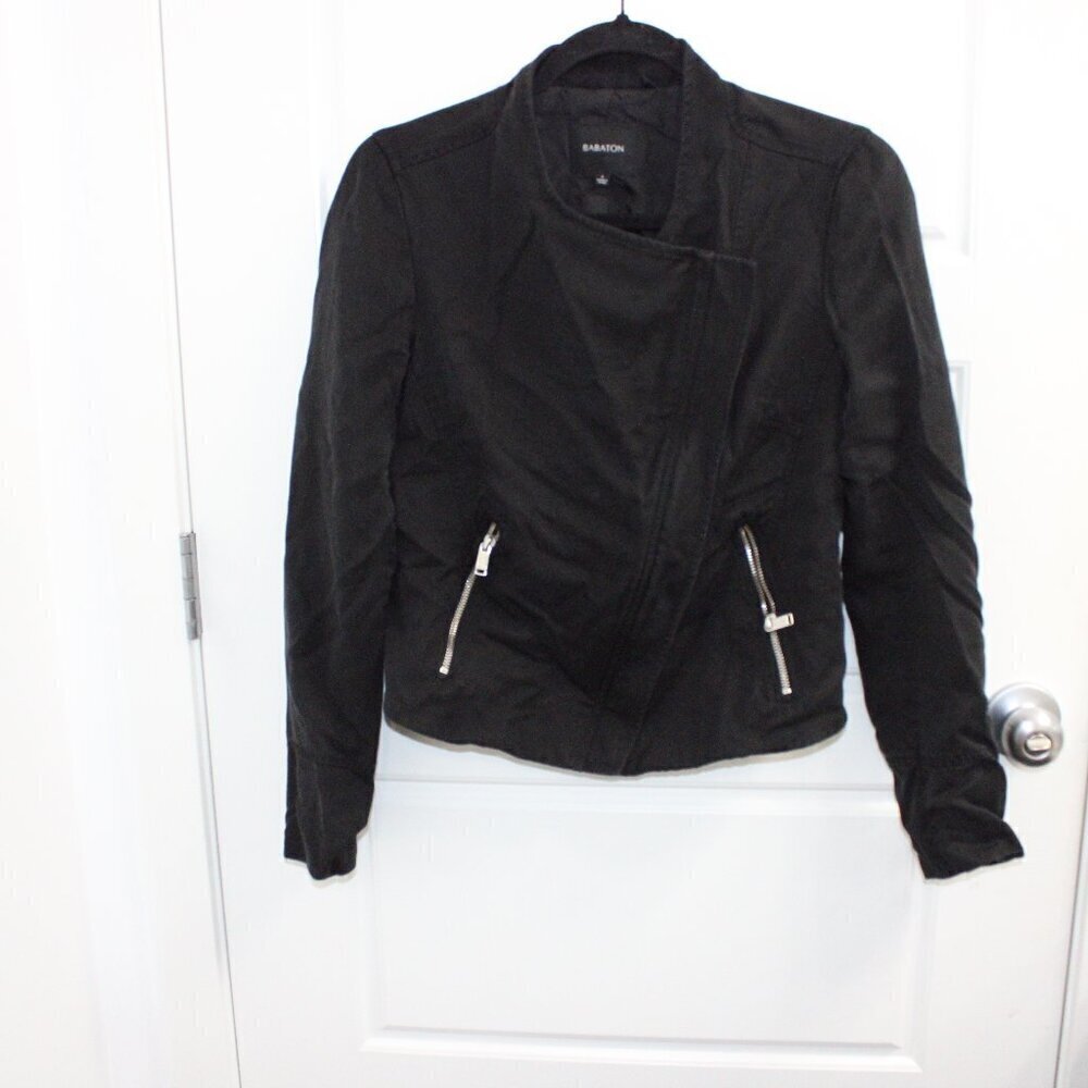 BABATON Lyocell Moto Jacket Size‎ 6